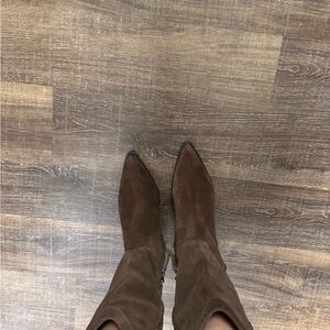 Brown all suede Sam Edelman Suede Women's Boots 8.5